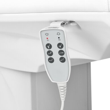 AZZURRO profesionali elektrinė kosmetologinė kėdė - gultas 891 (3 varikliai), baltos spalvos 9 AZZURRO profesionali elektrinė kosmetologinė kėdė - gultas 891 (3 varikliai), baltos spalvos 9