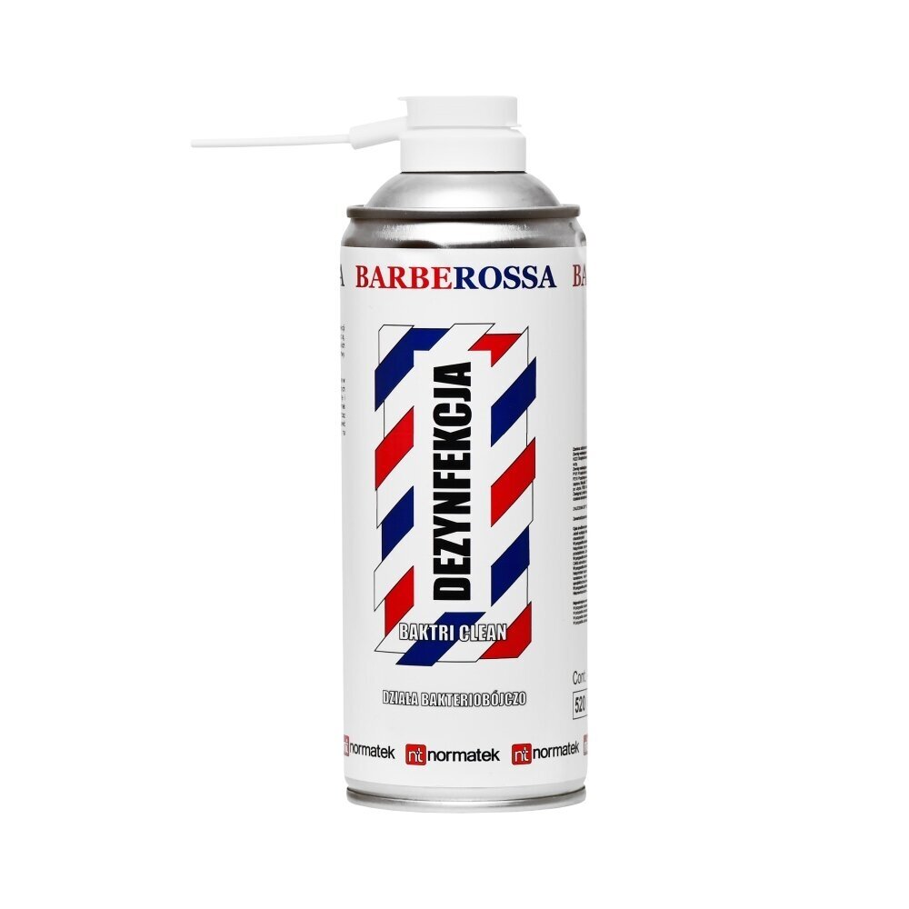 BARBEROSSA BAKTRI CLEAN rankų ir paviršių dezinfekavimo priemonė, 400ml BARBEROSSA BAKTRI CLEAN rankų ir paviršių dezinfekavimo priemonė, 400ml