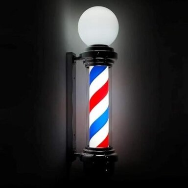Besisukantis šviestuvas-lempa BARBER salonams, 100 cm.