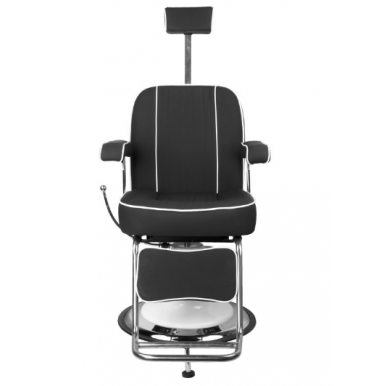 Profesionali barberio kėdė kirpykloms ir grožio salonams GABBIANO AMADEO, juodos spalvos 2 Profesionali barberio kėdė kirpykloms ir grožio salonams GABBIANO AMADEO, juodos spalvos 2