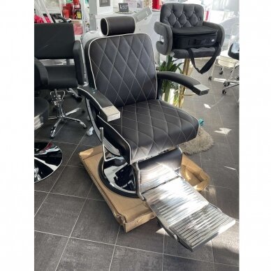 Profesionali barberio kėdė kirpykloms ir grožio salonams GABBIANO IMPERIAL, rudos spalvos 12 Profesionali barberio kėdė kirpykloms ir grožio salonams GABBIANO IMPERIAL, rudos spalvos 12