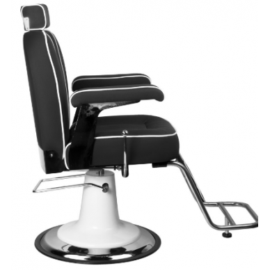 Profesionali barberio kėdė kirpykloms ir grožio salonams GABBIANO AMADEO, juodos spalvos 6 Profesionali barberio kėdė kirpykloms ir grožio salonams GABBIANO AMADEO, juodos spalvos 6