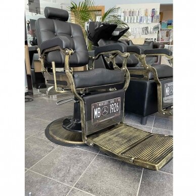 Profesionali barberio kėdė kirpykloms ir grožio salonams GABBIANO BOSS BLACK 8 Profesionali barberio kėdė kirpykloms ir grožio salonams GABBIANO BOSS BLACK 8