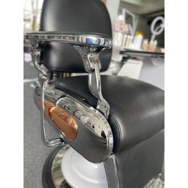 Profesionali kėdė kirpykloms ir grožio salonams GABBIANO MOTO, juodos spalvos 10 Profesionali kėdė kirpykloms ir grožio salonams GABBIANO MOTO, juodos spalvos 10
