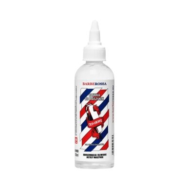 BARBEROSSA kirpimo mašinėlių peiliukų priežiūros aliejus, 100ml BARBEROSSA kirpimo mašinėlių peiliukų priežiūros aliejus, 100ml