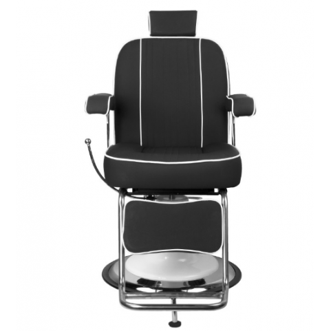 Profesionali barberio kėdė kirpykloms ir grožio salonams GABBIANO AMADEO, juodos spalvos 3 Profesionali barberio kėdė kirpykloms ir grožio salonams GABBIANO AMADEO, juodos spalvos 3