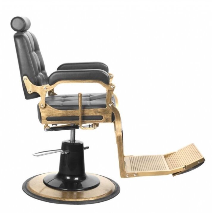 Profesionali barberio kėdė kirpykloms ir grožio salonams GABBIANO BOSS BLACK 4 Profesionali barberio kėdė kirpykloms ir grožio salonams GABBIANO BOSS BLACK 4