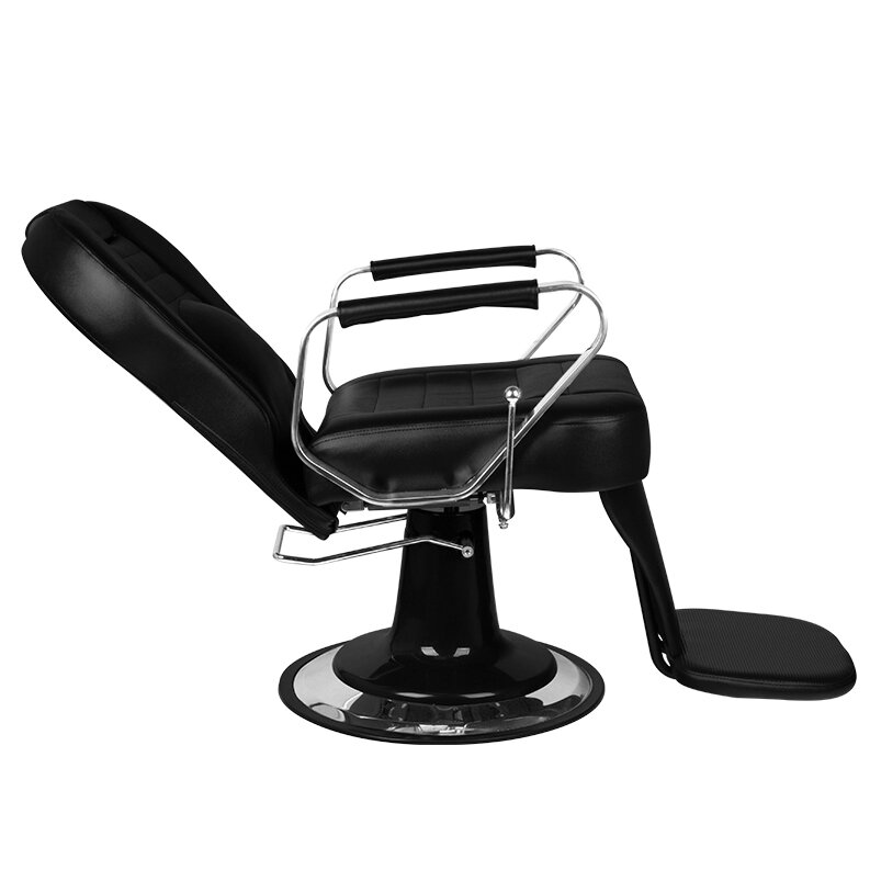 Profesionali barberio kėdė kirpykloms ir grožio salonams GABBIANO TIZIANO, juodos spalvos 2 Profesionali barberio kėdė kirpykloms ir grožio salonams GABBIANO TIZIANO, juodos spalvos 2