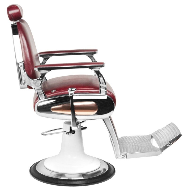 Profesionali barberio kėdė kirpykloms ir grožio salonams GABBIANO MOTO stilius, bordo spalvos 4 Profesionali barberio kėdė kirpykloms ir grožio salonams GABBIANO MOTO stilius, bordo spalvos 4