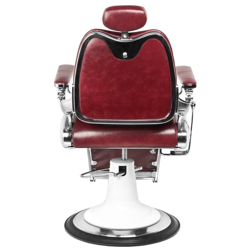 Profesionali barberio kėdė kirpykloms ir grožio salonams GABBIANO MOTO stilius, bordo spalvos 7 Profesionali barberio kėdė kirpykloms ir grožio salonams GABBIANO MOTO stilius, bordo spalvos 7