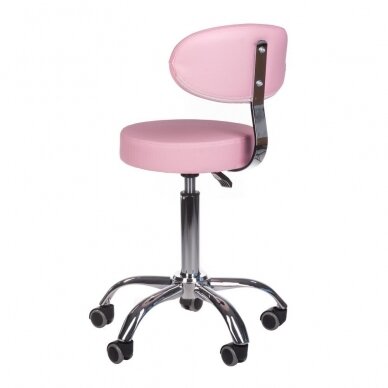Profesionali meistro kėdė kosmetologams bei grožio salonams BD-9934, rožinės spalvos 3 Profesionali meistro kėdė kosmetologams bei grožio salonams BD-9934, rožinės spalvos 3