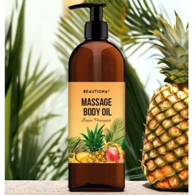 BEAUTIONA profesionalus masažinis aliejus TROPIC PINEAPPLE, 500 ml BEAUTIONA profesionalus masažinis aliejus TROPIC PINEAPPLE, 500 ml