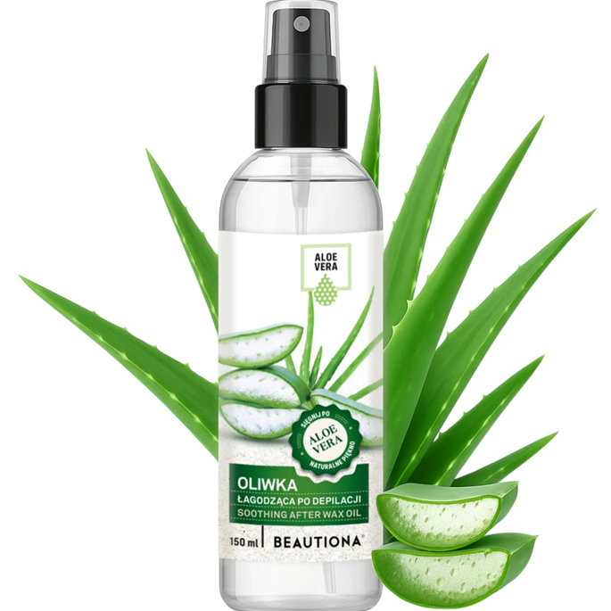 BEAUTIONA aliejus po depiliacijos ALOE VERA, 150 ml