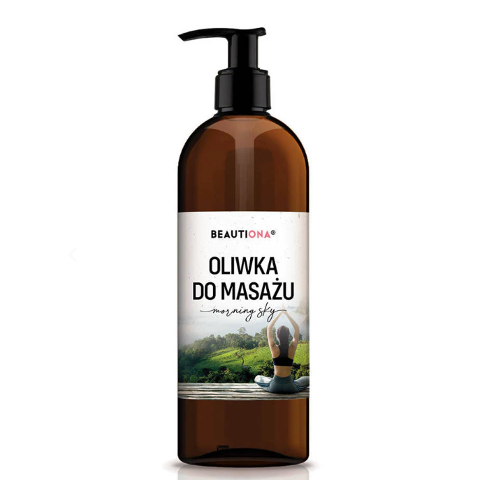 BEAUTIONA profesionalus masažinis aliejus MORNING SKY, 500 ml BEAUTIONA profesionalus masažinis aliejus MORNING SKY, 500 ml