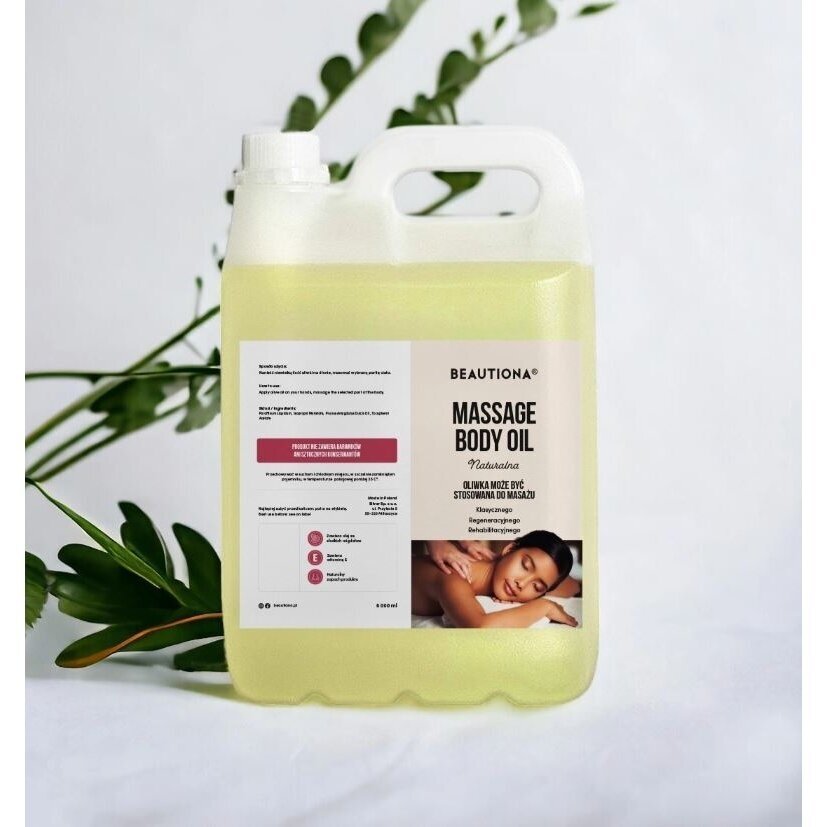 BEAUTIONA profesionalus masažinis aliejus NEUTRAL, 5000 ml 1
