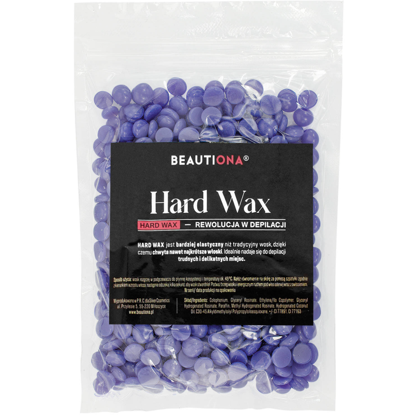 BEAUTIONA depiliacinis vaškas granulėmis PURPLE, 100 g