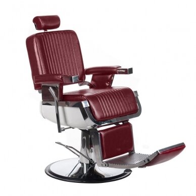 Profesionali barberio kėdė LUMBER BH-31823, bordo spalvos Profesionali barberio kėdė LUMBER BH-31823, bordo spalvos