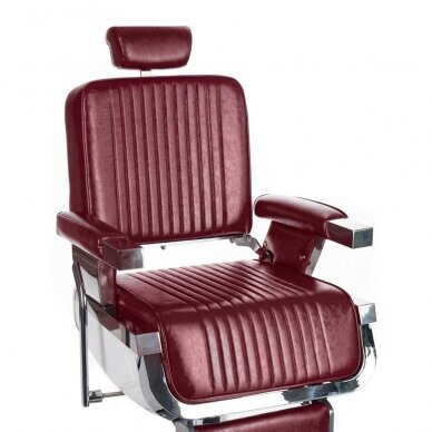 Profesionali barberio kėdė LUMBER BH-31823, bordo spalvos 1 Profesionali barberio kėdė LUMBER BH-31823, bordo spalvos 1