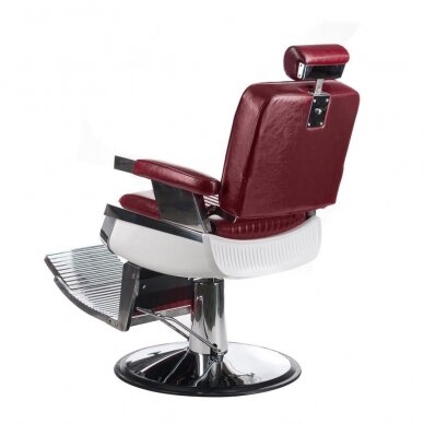 Profesionali barberio kėdė LUMBER BH-31823, bordo spalvos 9 Profesionali barberio kėdė LUMBER BH-31823, bordo spalvos 9
