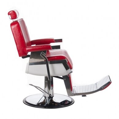 Profesionali barberio kėdė LUMBER BH-31823, raudonos spalvos 2 Profesionali barberio kėdė LUMBER BH-31823, raudonos spalvos 2