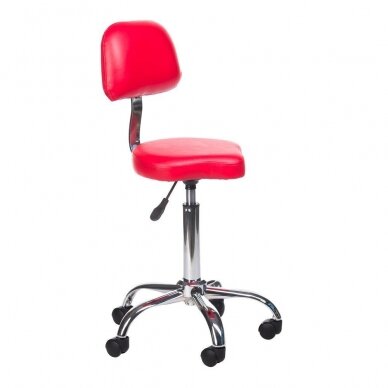 Profesionali meistro kėdė kosmetologams bei grožio salonams BH-7268, raudonos spalvos Profesionali meistro kėdė kosmetologams bei grožio salonams BH-7268, raudonos spalvos