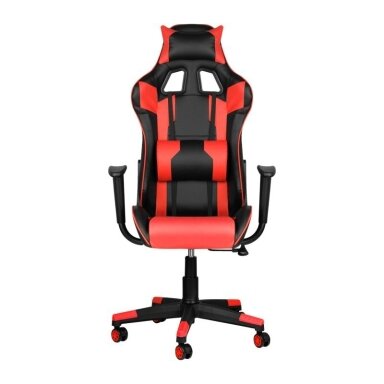 Biuro ir kompiuterinių žaidimų kėdė PREMIUM 916, juodai - raudonos spalvos Biuro ir kompiuterinių žaidimų kėdė PREMIUM 916, juodai - raudonos spalvos