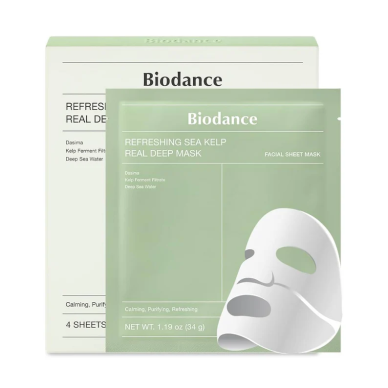 BIODANCE raminanti hidrogelinė veido kaukė su jūros kelpių ir jūros dumblių ingredientais, 1 vnt BIODANCE raminanti hidrogelinė veido kaukė su jūros kelpių ir jūros dumblių ingredientais, 1 vnt