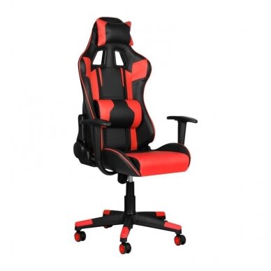 Biuro ir kompiuterinių žaidimų kėdė PREMIUM 916, juodai - raudonos spalvos Biuro ir kompiuterinių žaidimų kėdė PREMIUM 916, juodai - raudonos spalvos