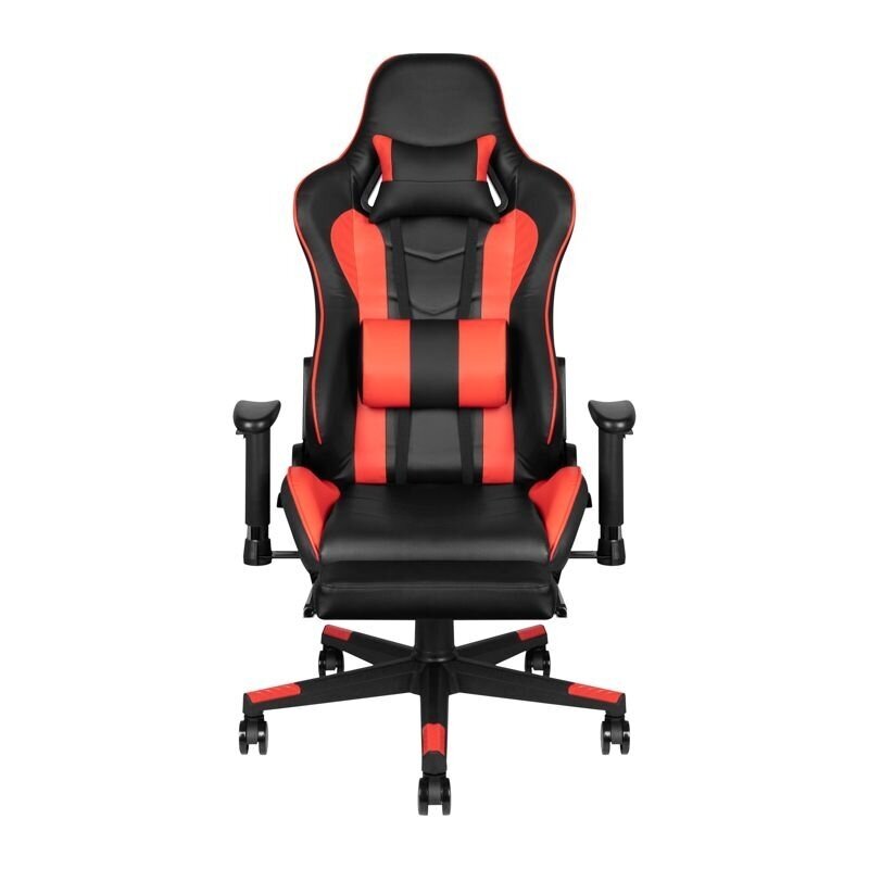 Biuro ir kompiuterinių žaidimų kėdė PREMIUM 557, raudonai juodos spalvos 1