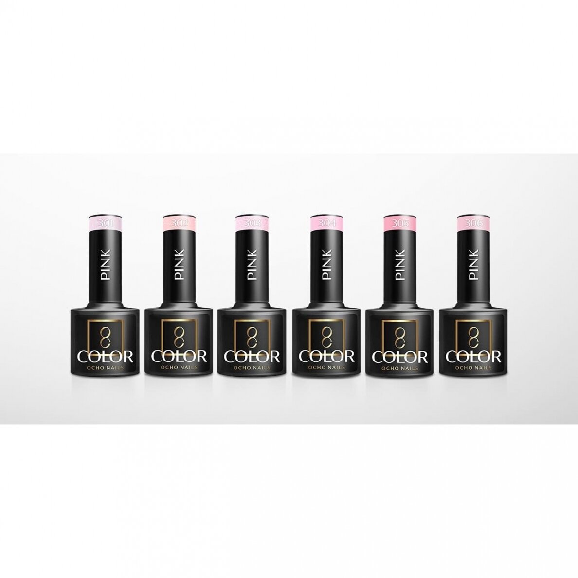 OCHO NAILS ilgalaikis hibridinis nagų lakas manikiūrui PINK 311, 5 g. 4 OCHO NAILS ilgalaikis hibridinis nagų lakas manikiūrui PINK 311, 5 g. 4