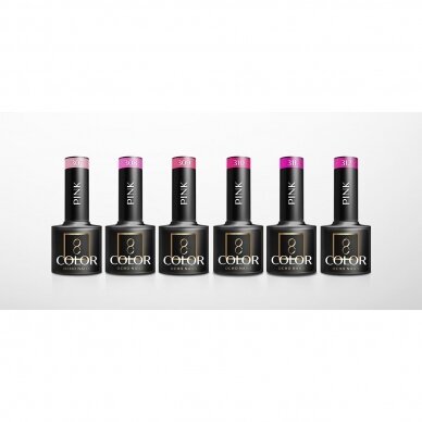 OCHO NAILS ilgalaikis hibridinis nagų lakas manikiūrui PINK 311, 5 g. 5 OCHO NAILS ilgalaikis hibridinis nagų lakas manikiūrui PINK 311, 5 g. 5