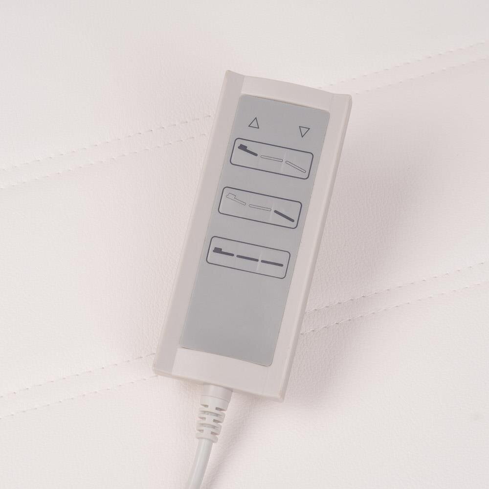 Profesionalus elektrinis gultas-lova kosmetologams BR-6622, 3 variklių, baltos spalvos 4 Profesionalus elektrinis gultas-lova kosmetologams BR-6622, 3 variklių, baltos spalvos 4