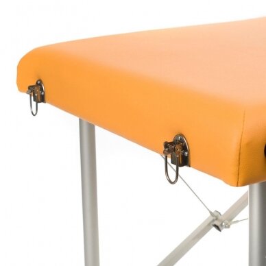 Profesionalus sulankstomas masažo stalas BS-723, oranžines spalvos 8 Profesionalus sulankstomas masažo stalas BS-723, oranžines spalvos 8