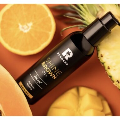 BYROKKO SHINE BROWN ORIGINAL įdegio aliejus, 150 ml BYROKKO SHINE BROWN ORIGINAL įdegio aliejus, 150 ml
