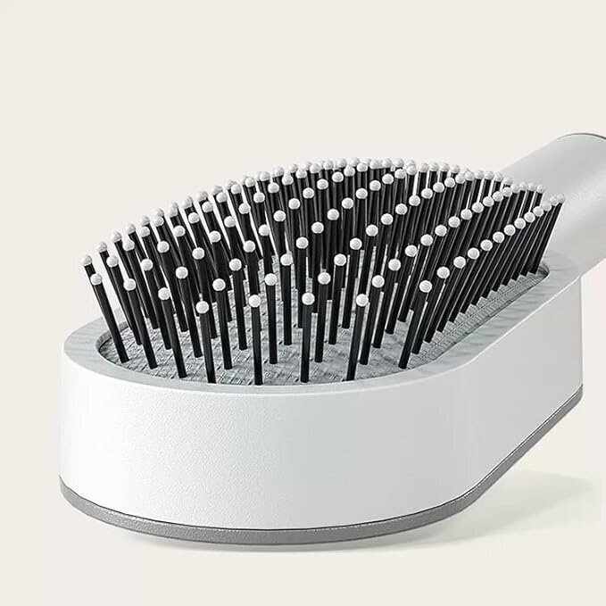 CENTRAL HOLLOW 3D COMB plaukų šepetys, baltos spalvos 1 CENTRAL HOLLOW 3D COMB plaukų šepetys, baltos spalvos 1