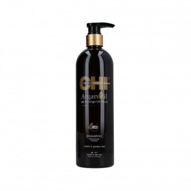 CHI ARGAN OIL atkuriamasis plaukų šampūnas, 739 ml.