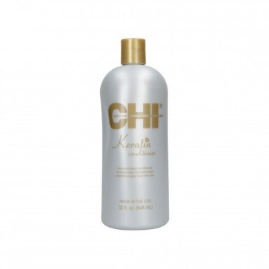 CHI KERATIN atkuriamasis plaukų kondicionierius, 946 ml.
