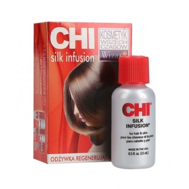 CHI INFRA Silk Infusion plaukų šilkas, 15 ml. CHI INFRA Silk Infusion plaukų šilkas, 15 ml.
