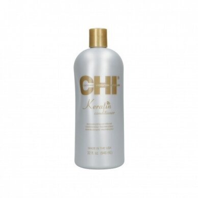 CHI KERATIN atkuriamasis plaukų kondicionierius, 946 ml. CHI KERATIN atkuriamasis plaukų kondicionierius, 946 ml.