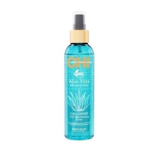 CHI ALOE VERA CURLS DEFINED drėkinamasis purškiklis banguotiems ir garbanotiems plaukams, 177 ml CHI ALOE VERA CURLS DEFINED drėkinamasis purškiklis banguotiems ir garbanotiems plaukams, 177 ml