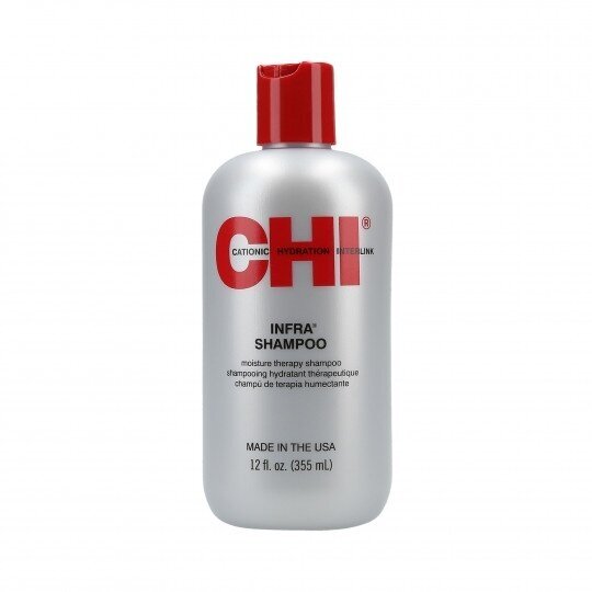 CHI INFRA drėkinamasis plaukų šampūnas, 355 ml. CHI INFRA drėkinamasis plaukų šampūnas, 355 ml.