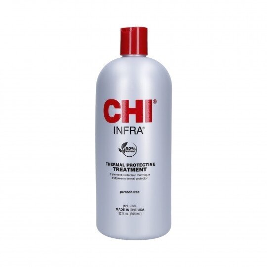 CHI INFRA TREATMENT nuo karščio apsaugantis plaukų kondicionierius, 946 ml. CHI INFRA TREATMENT nuo karščio apsaugantis plaukų kondicionierius, 946 ml.