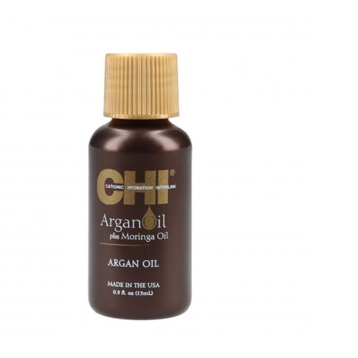 CHI ARGAN OIL lengvas atkuriamasis maitinantis ir plaukus drėkinantis aliejus, 15 ml.