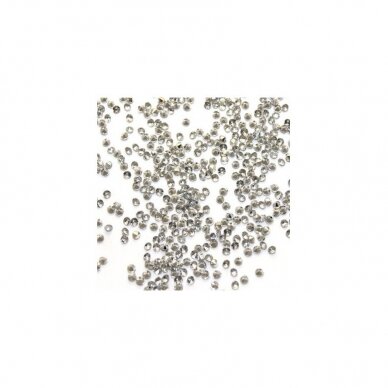 Cirkonio kristaliukai nagų dailei 1440 vnt.. SS10 CRYSTAL