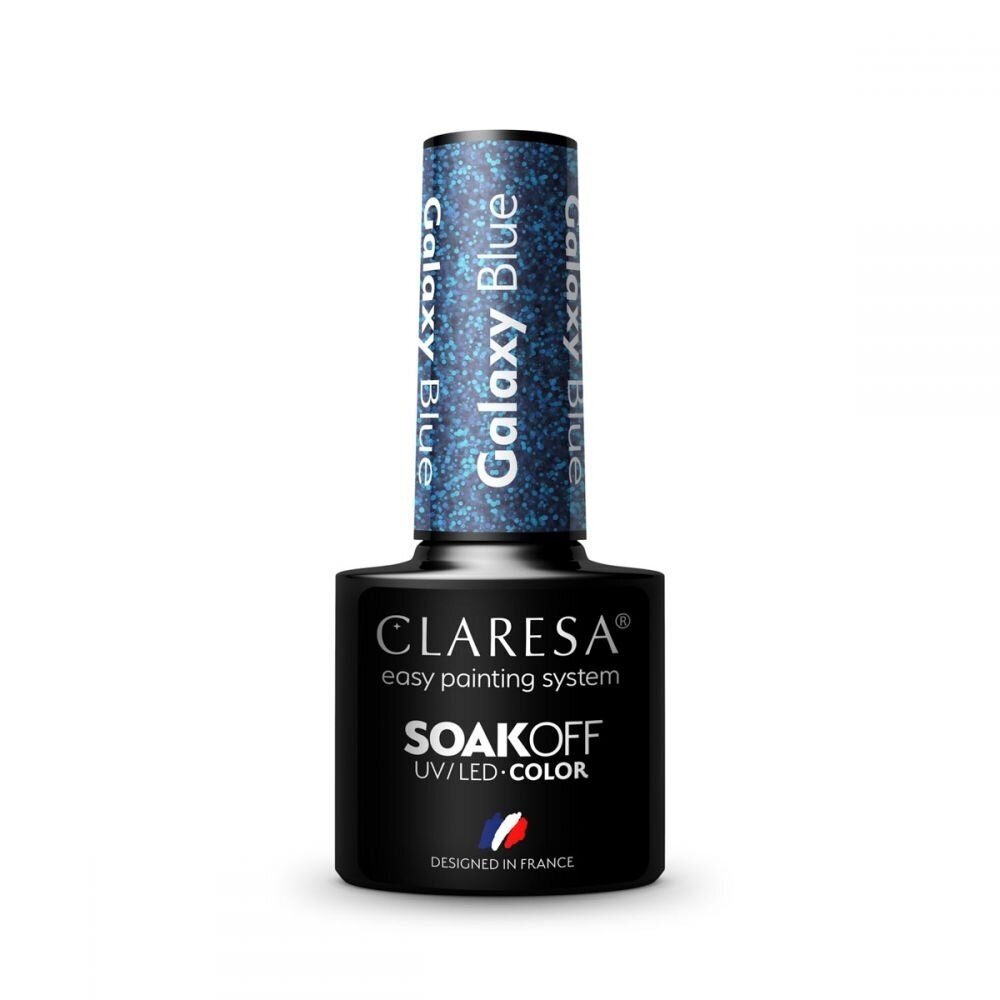 CLARESA ilgalaikis hibridinis nagų lakas Galaxy Blue, 5g. 2