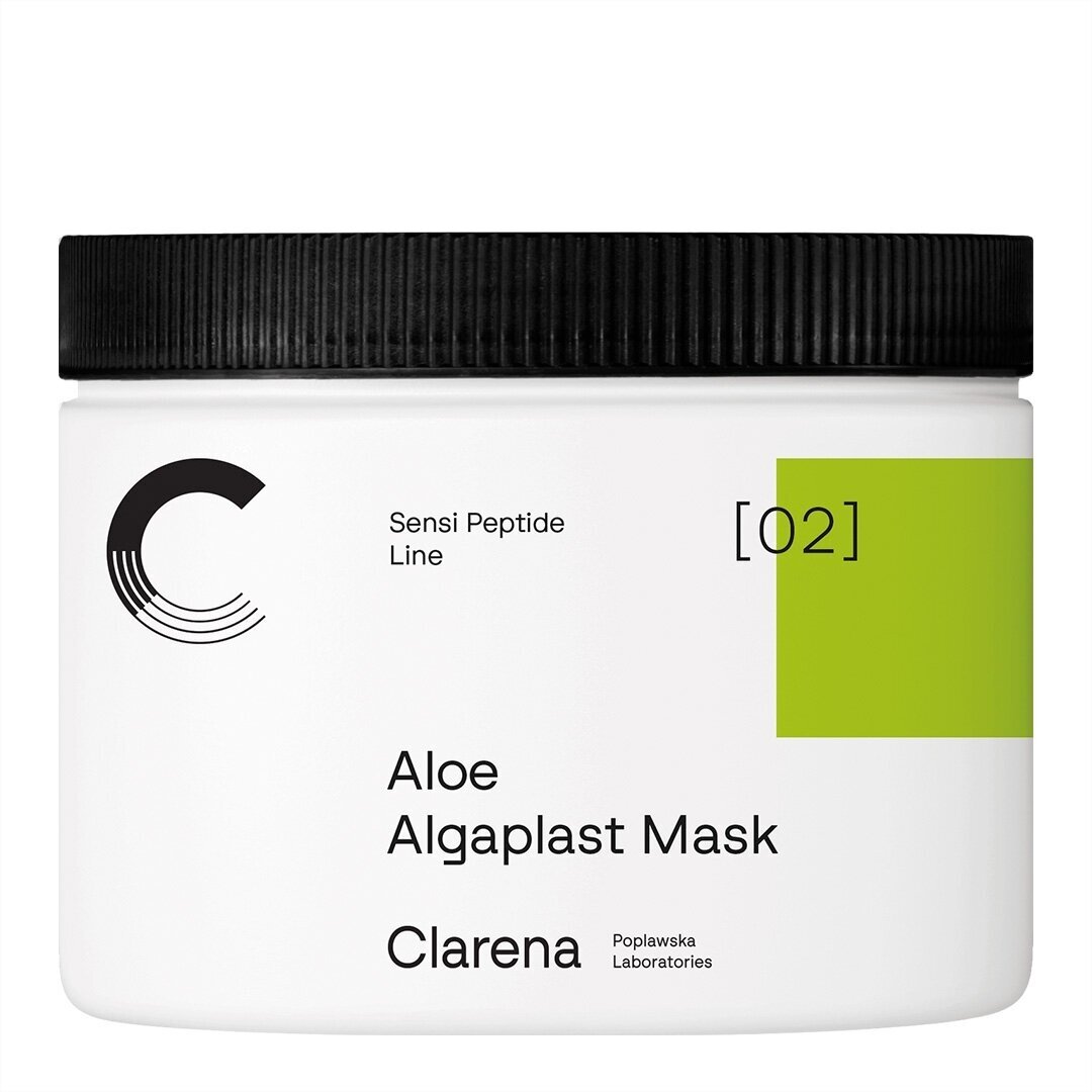 CLARENA ALOE ALGAPLAST MASK alginatinė dumblių kaukė jautriai ir sausai odai, 500 ml CLARENA ALOE ALGAPLAST MASK alginatinė dumblių kaukė jautriai ir sausai odai, 500 ml