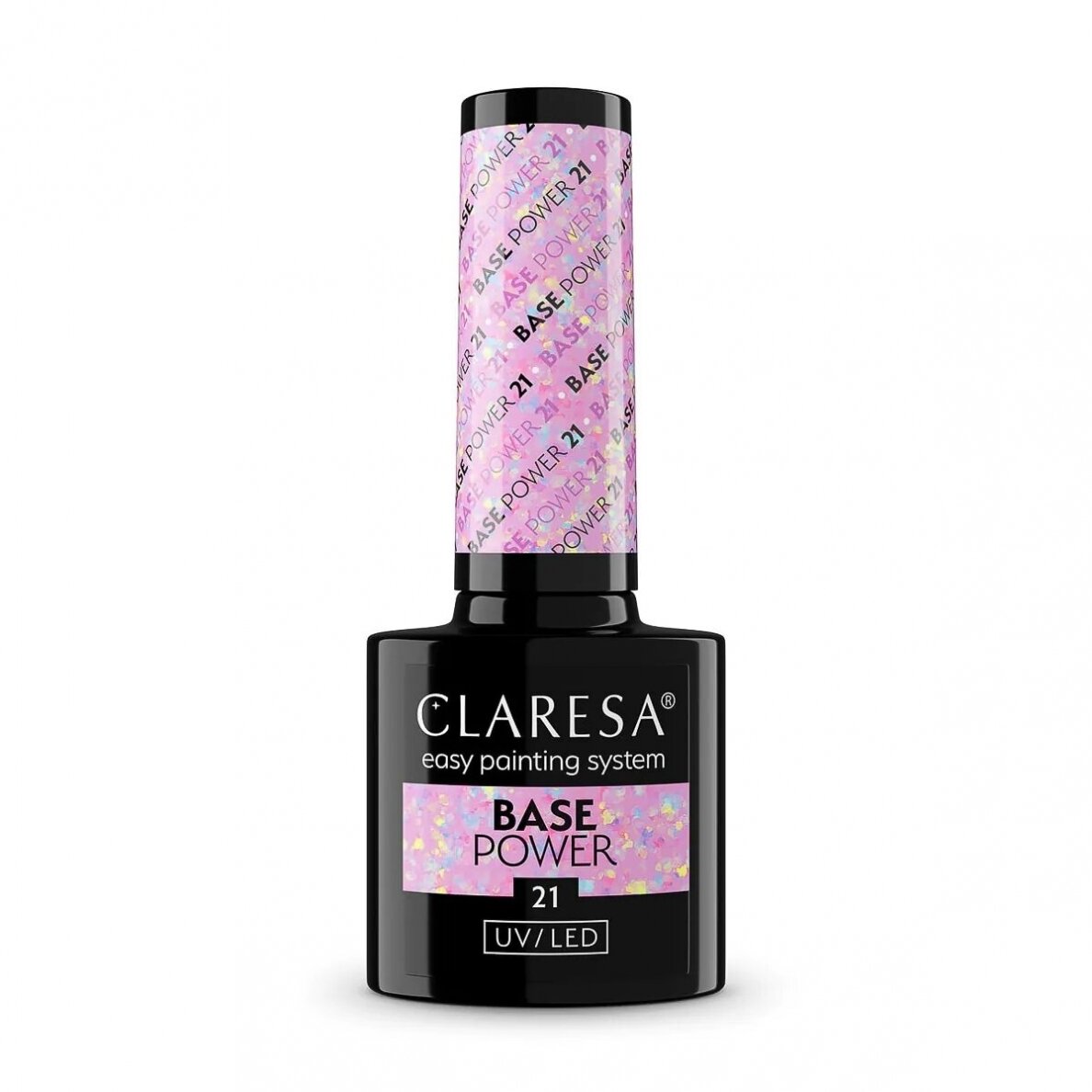 CLARESA hibridinė gelinio lakavimo bazė POWER BASE 21, 5 g. CLARESA hibridinė gelinio lakavimo bazė POWER BASE 21, 5 g.