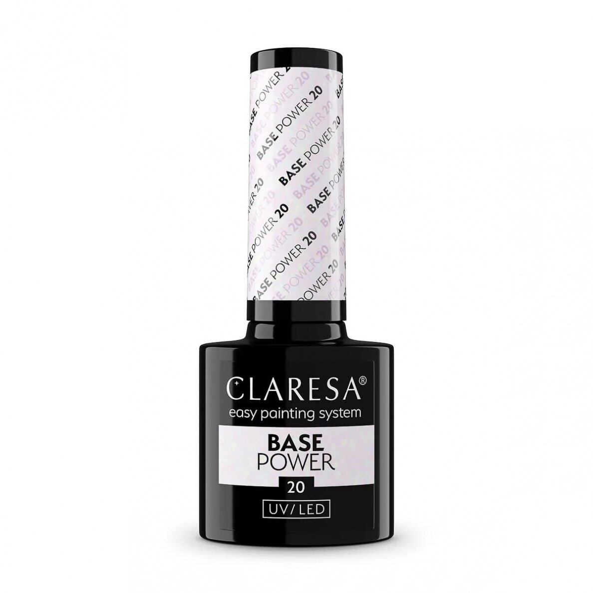 CLARESA hibridinė gelinio lakavimo bazė POWER BASE 20, 5 g. CLARESA hibridinė gelinio lakavimo bazė POWER BASE 20, 5 g.