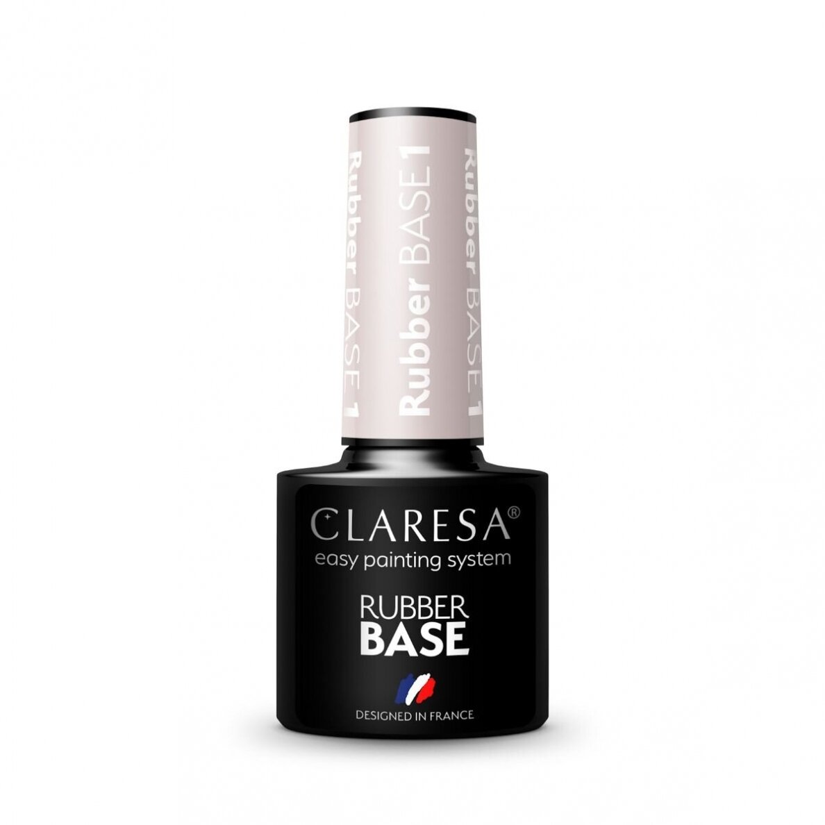CLARESA hibridinė kaučiukinė gelinio lakavimo bazė RUBBER BASE 1, 5g. 2 CLARESA hibridinė kaučiukinė gelinio lakavimo bazė RUBBER BASE 1, 5g. 2