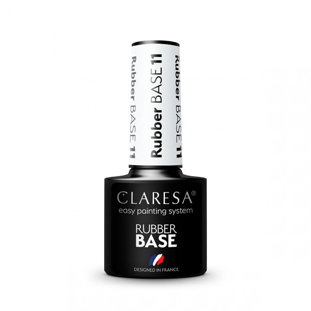 CLARESA hibridinė kaučiukinė gelinio lakavimo bazė RUBBER BASE 11, 5g. 2 CLARESA hibridinė kaučiukinė gelinio lakavimo bazė RUBBER BASE 11, 5g. 2